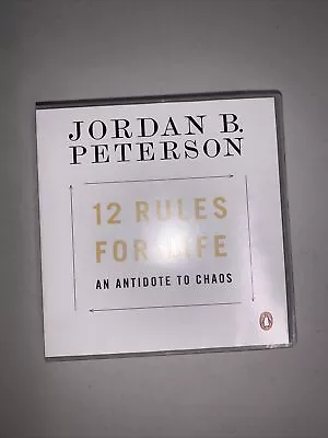 Jordan B Peterson 12 Rules For Life CD. An Antidote To Chaos • $16