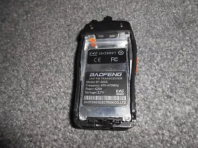 Baofeng  BF88S 400-470MHZ UHF FM Portable Transceiver Handset Body Only Untested • £3.99