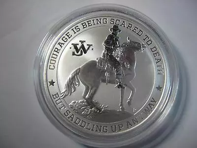 2021 JOHN WAYNE COURAGE IS SADDLING UP ANYWAY 1 OZ Perth Mint .999 Coin SEALED • $48.95