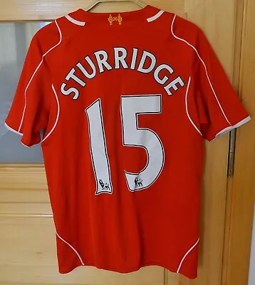 £26.40 • Buy 2014 - 2015 Liverpool, Home Football Shirt By Warrior, #15 Sturridge, Size Small