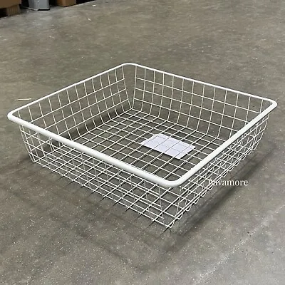 Ikea JONAXEL Wire Basket White 19 5/8x20 1/8x5 7/8   NEW • £44.33