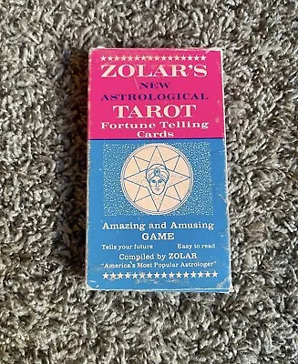 Vintage Zolar's New Astrological Tarot Fortune Telling Cards Complete Set • $65