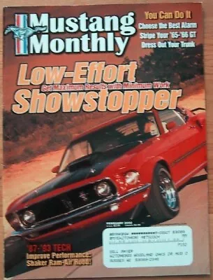 Mustang Monthly 2002 Feb - Lawman Shaker Installed • $9.99