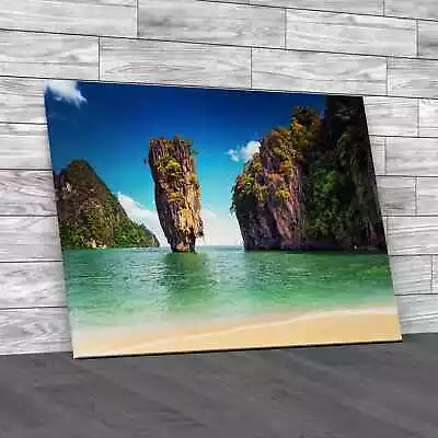 James Bond Island Phuket Thailand Canvas Print Large Picture Wall Art • £14.95