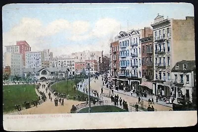 1900-07 Historic View Of Mulberry Bend Park Mulberry St. New York City NY • $3