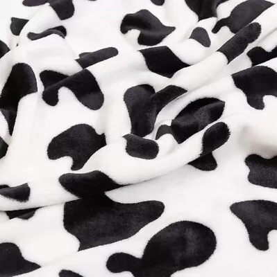 Cow Print Black Dot Blanket Size 60*80inch • £20.31