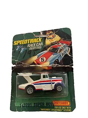 Matchbox 1979 Super Boss Speed Track Race Car Slotted NEW • $79