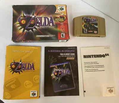 Legend Of Zelda Majora's Mask Collector’s Edition N64 Complete CIB 2000 • $333