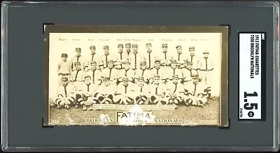 1913 T200 Fatima Brooklyn Nationals SGC 1.5 Dodgers HOF Casey Stengel Zack Wheat • $0.99