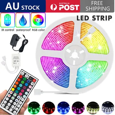 5M LED Strip Lights 12V Waterproof 5050 SMD Cool White 300 LEDs 60led/m Daylight • $11.39