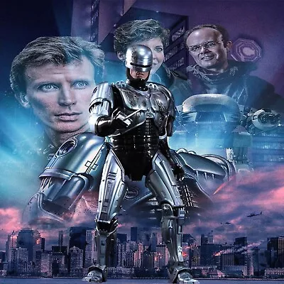 1/6 Robocop Backdrop 15 X15  - Ideal For 1/6 Robocop Alex Murphy MMS Figure • $29.99