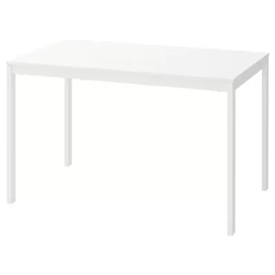 IKEA VANGSTA Extendable Table White 120/180x75 Cms – STEEL FRAME ONLY - BNIB • £69.99