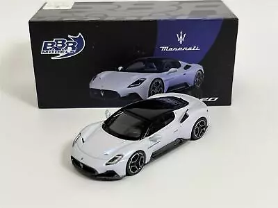 Maserati MC20 Bianco Audace 1:64 Scale BBR Models BBRDIE6401 • $32.67