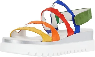 GABOR Women's Wedge Colorful Strappy Sandals NEW! • $49.99