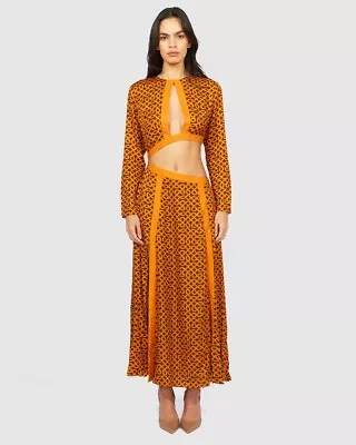 $150 • Buy Bnwt Alice Mccall Toffee Akima Midi Dress - Size 12 Au/8 Us (rrp $449)