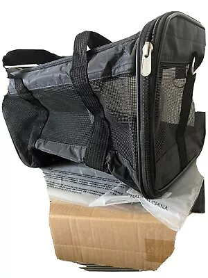 SHERPA Pet Carrier To Go - Medium - Black Airline Approved Travel Bag Cat Dog • $30