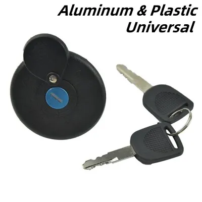 Universal Modified Motorcycle Fuel Gas Cap Ignition Switch Seat Lock + Key Set • $19.79