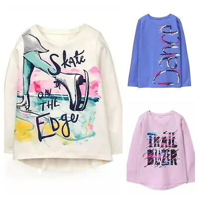 Gymboree Girls Graphic Long Sleeve Tee Shirt SELECT SIZE & MODEL NEW • $14.99