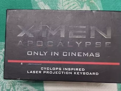 X-Men Apocalypse Laser Projection Keyboard Mouse For Laptop Smartphone RARE • £34.99