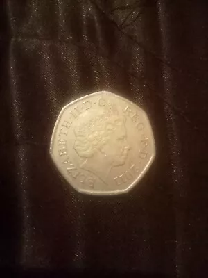 A 2012 Olympic 50 Pence Piece - Goalball. • £2