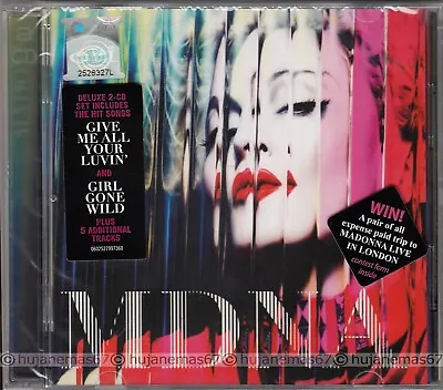 Madonna Mdna 2012 Malaysia Deluxe 2 Cd Set + 5 Bonus Trx Dance Electronica Diva • $15.90