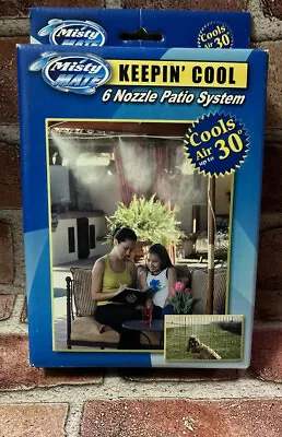 Misty Mate Keepin'  6 Misting Nozzle Patio System 10 Foot Misting Line Kit New • $17.99