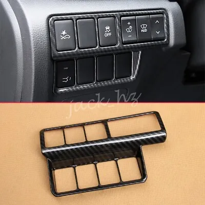 Carbon Fiber Dashboard Switch Cover Trims For Mitsubishi Eclipse Cross 2018-2022 • $13.73