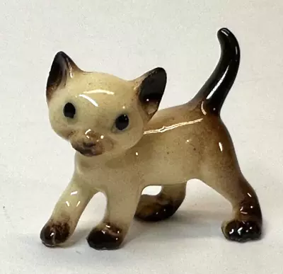 Hagen Renaker Siamese Kitten Small Rare Dealer Sample Kent Smith Collection • $15.50