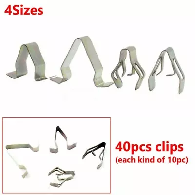 40Pcs Car Interior Dashboard Panel Trim Clips Retainer Metal Rivets Solid      ~ • $8.52