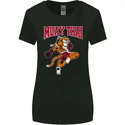 Muay Thai Tiger MMA Mixed Martial Arts Womens Wider Cut T-Shirt • £9.99