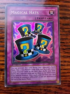 MP - Yugioh Magical Hats PSV-033 Super Rare 1st Edition • $9.99