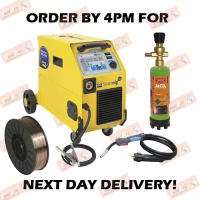 Gys Smart Mig 162 160amp Mig Mag Welder Gas/gasless 240v 13amp Plug Industrial • £599.99