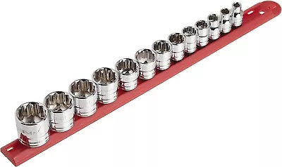 Gearwrench 80553 13 Piece 3/8  Drive 6 Point SAE Socket Set With Holder • $39.95