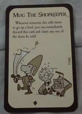 Munchkin: Mug The Shopkeeper Promo Card Steve Jackson Games • $1