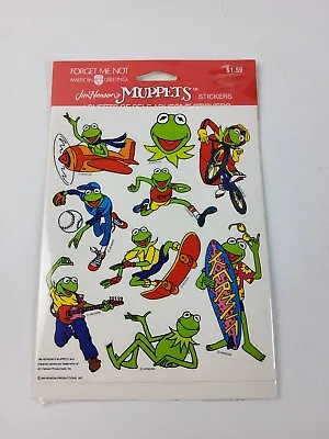 Muppets Stickers Set American Greetings Jim Henson Kermit Piggy Vintage NEW • $11.86