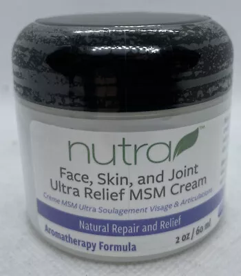 $19.99 • Buy Nutra Face, Skin, And Joint Ultra Relief MSM Cream, 2 Oz.