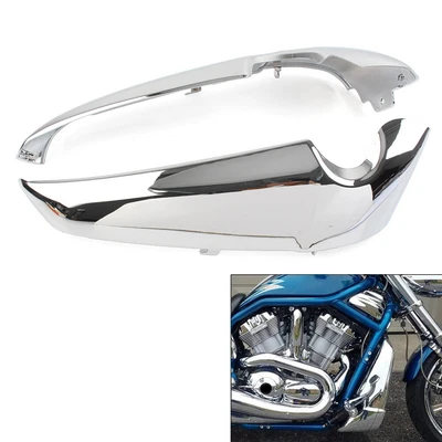 $97.77 • Buy Radiator Side Covers Shrouds For Harley Davidson V Rod VROD VRSC 2001-Up Chrome