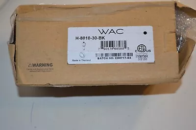 WAC Lighting H-8010-30-BK Black LED Track Luminaire • $24.99