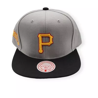 Mitchell & Ness Pittsburgh Pirates Away Coop 2 Tone Adjustable Snapback Hat Cap • $38.99