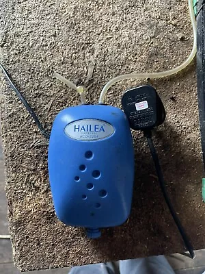 Hailea Double Twin Outlet Air Pump Aco2204 Hydroponics • £6