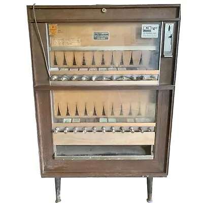 Vintage 1963 Old Tobacco Cigarette Machine Collectible 4 Man Cave • $805.95