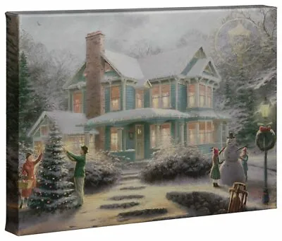 £72.86 • Buy Thomas Kinkade Studios Victorian Family Christmas 10 X 14 Gallery Wrapped Canvas