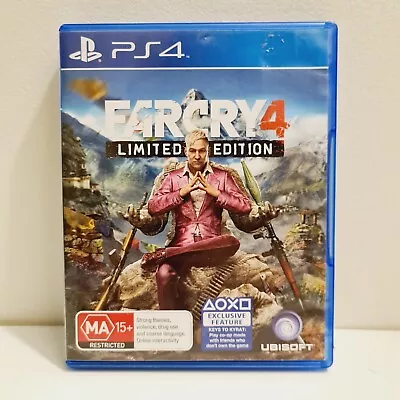 Far Cry 4 Limited Edition PlayStation 4 PS4 PAL • $7.99