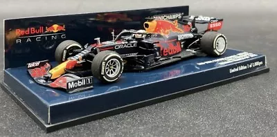 Minichamps 1/43 Oracle Red Bull Racing RB16B M Verstappen Winner French GP 2021 • $101.99