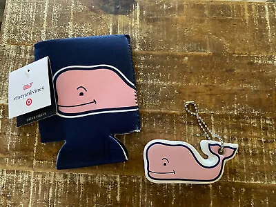 Vineyard Vines For Target Floating Pink Whale Keychain And Koozie • $15