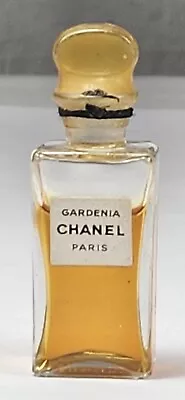 Vintage Mini Chanel Gardenia Parfum Miniature Coffret Bottle 1/4 Oz SEALED 1950s • $124.97