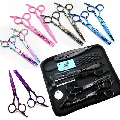 Professional Hair Cutting Thinning Scissors Set Shears Barber Salon Hairdressing • £14.99