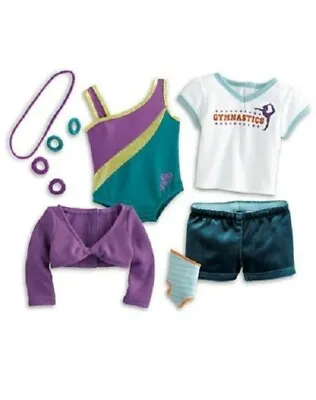 American Girl McKenna's PRACTICE WARDROBE Outfit SET Leotard For Gymnastics DOLL • $102.58