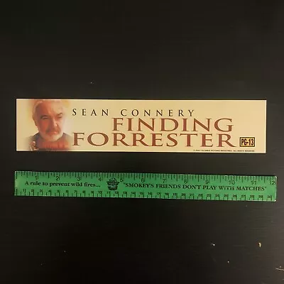 FINDING FORRESTER (2000) Movie Theater Mylar Poster 2.5.x11.5 DS OG Sean Connery • $14.99