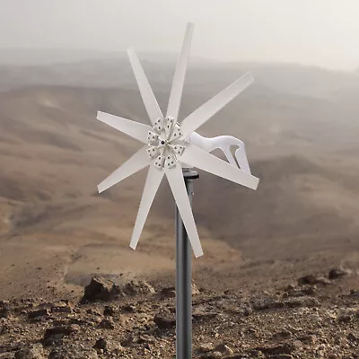 $237 • Buy Wind Turbine Generator Kit 600W 12V W/ 8 Blades Wind Power Generator For Marine